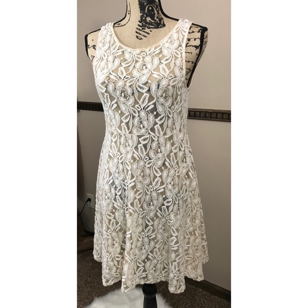 Free People Floral Lace Dress - Picture 2 of 5